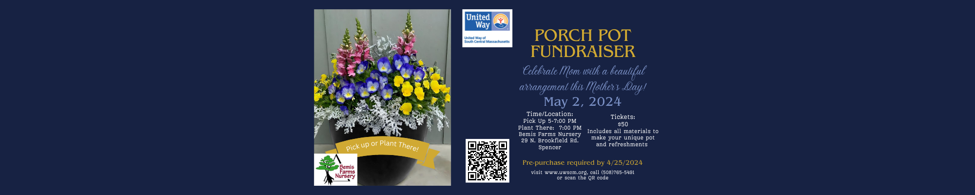 Mother's Day Porch Pot Fundraiser